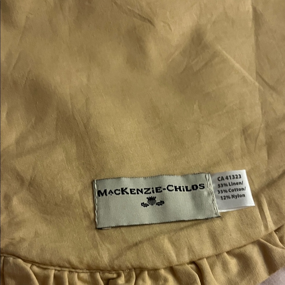 MacKenzie-Childs Gold Tablecloth Placemats